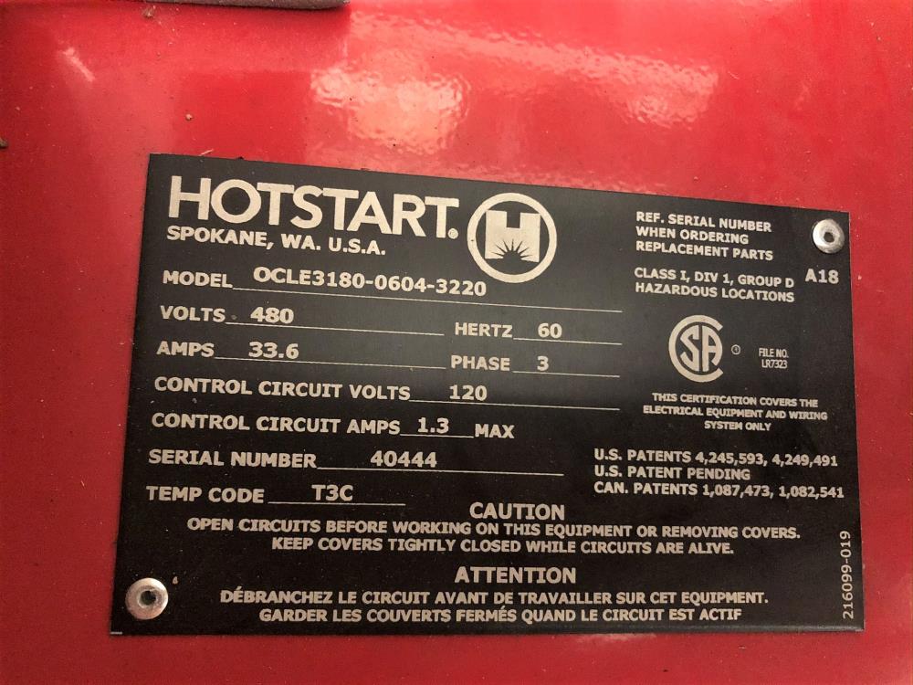 Hotstart Oil Coolant Heating System OCLE3180-0604-3220